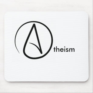 Atheismus-Symbol-atheistische Mausunterlage Mousepad