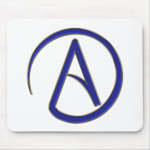 Atheismus-Symbol Mousepad