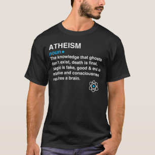 Atheismus - Wörterbuchdefinition - atheistisches  T-Shirt