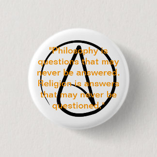 Atheismuszitatknopf Button