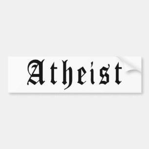 Atheist 1 autoaufkleber