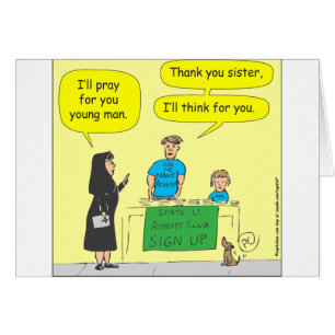 Atheist 215, den ich für SiefarbeCartoon denke