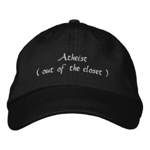Atheist (aus dem Schrank) Bestickte Kappe