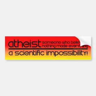 Atheist Autoaufkleber