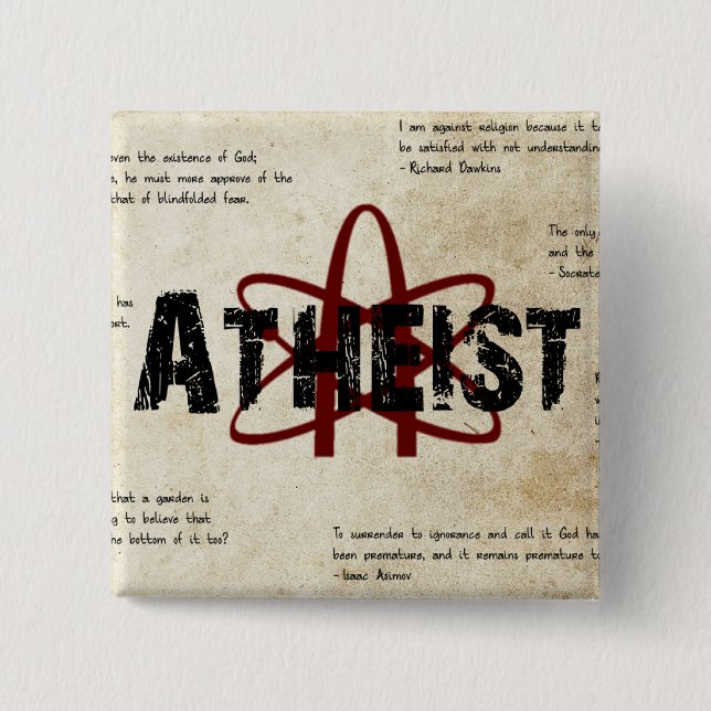 Atheist Button (Vorderseite)