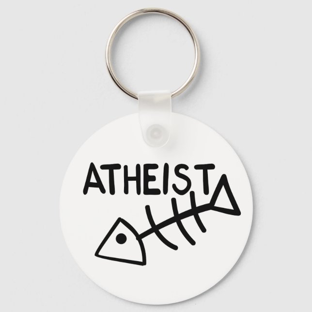 Atheist Fish Schlüsselanhänger (Vorderseite)