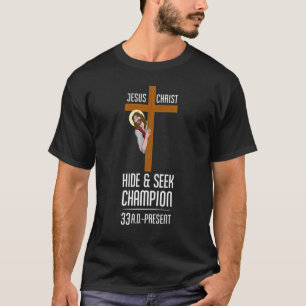 Atheist Gear Jesus versteckt sich auf der Suche na T-Shirt