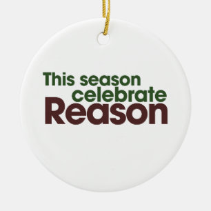 Atheist Holiday Keramikornament