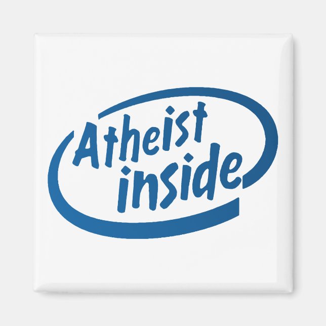 Atheist Inside Magnet (Vorne)