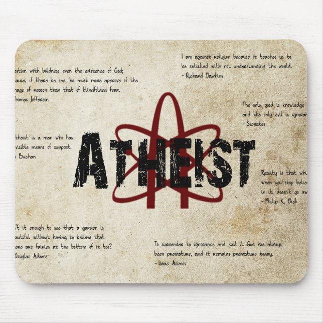 Atheist Mousepad (Vorne)