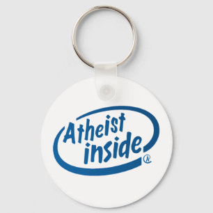 Atheist nach innen schlüsselanhänger