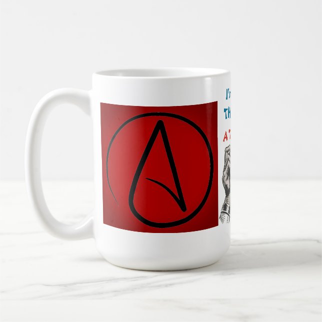 Atheist ohne Grenzen Kaffeetasse (Links)
