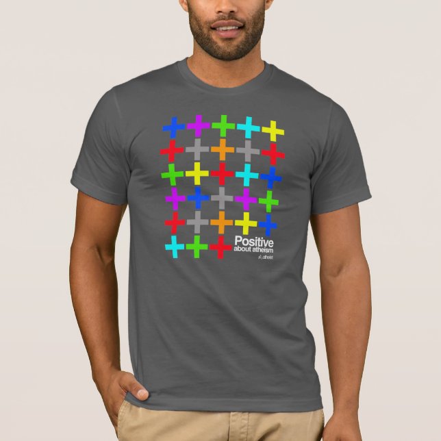 Atheist - Positiv über Atheismus T-Shirt (Vorderseite)