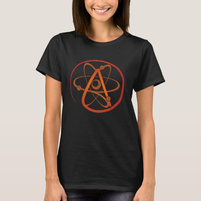 Atheist Science Philosoph T-Shirt (Vorderseite)