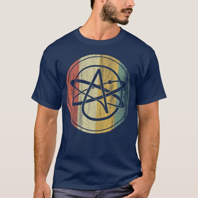 Atheist Symbol Agnostischer Atheismus Freethinker  T-Shirt (Vorderseite)