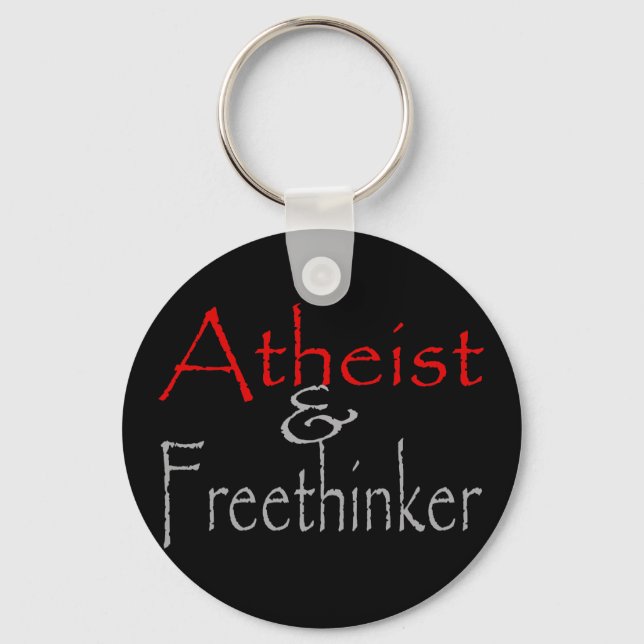 Atheist und Freethinker Schlüsselanhänger (Vorderseite)