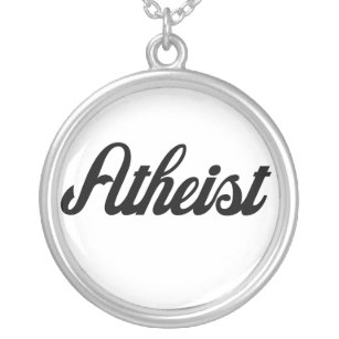  Atheist Versilberte Kette