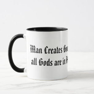Atheist zitiert Kaffee-Tasse Tasse