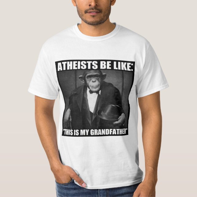 Atheisten sind wie: "Dieses ist mein T-Shirt (Vorderseite)