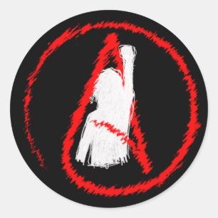 Atheisten Unite Runder Aufkleber