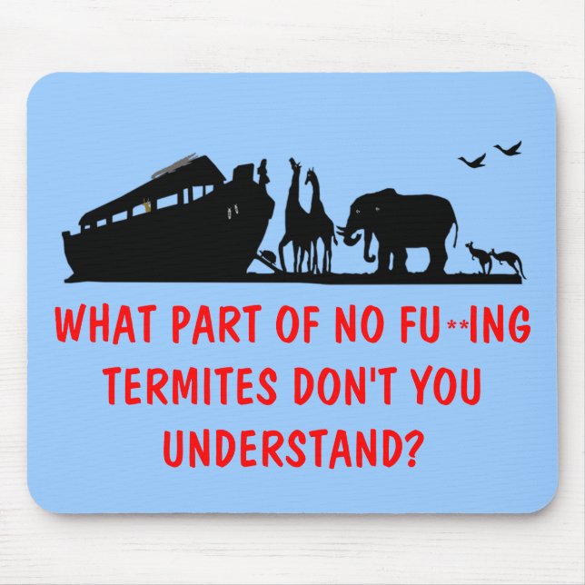 Atheistische Arche Mousepad (Vorne)