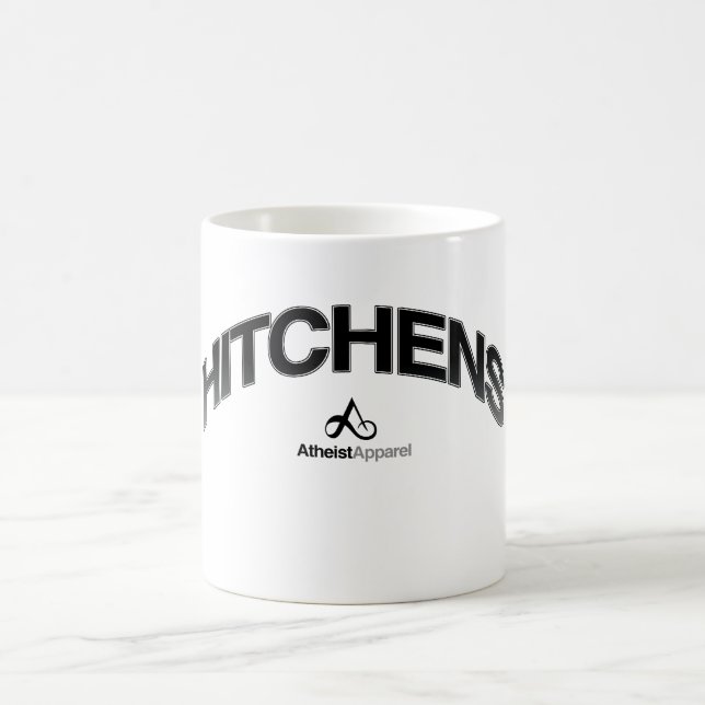 Atheistische Helder Christopher Hitchens Tasse (Mittel)