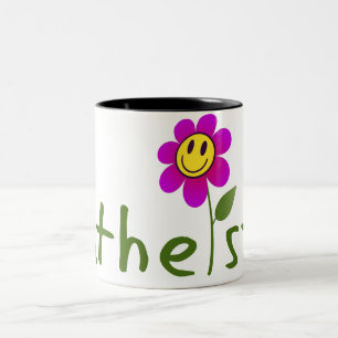 Atheistische (mit glücklicher Blume) Tassen