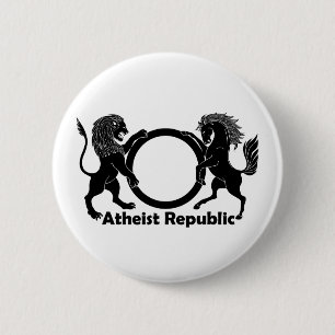 Atheistische Republik Button