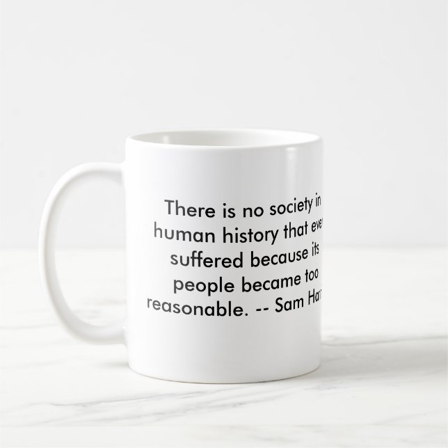 Atheistische Tasse - kundengerecht (Links)