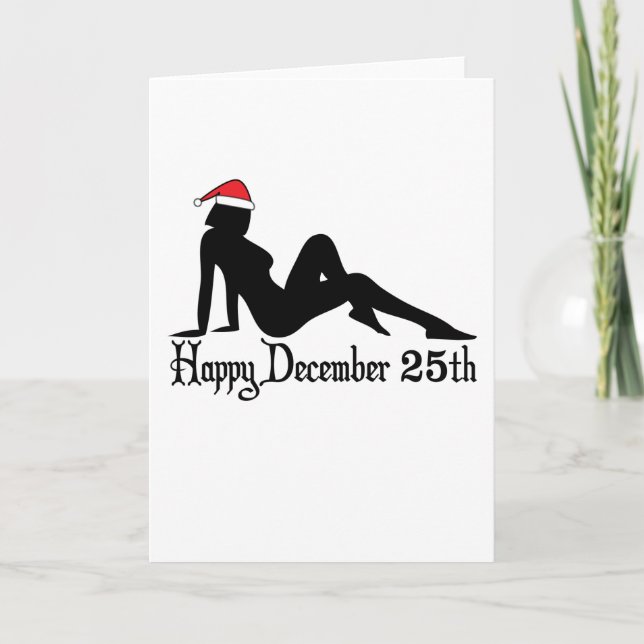 Atheistische Weihnachtskarte Feiertagskarte (Vorderseite)