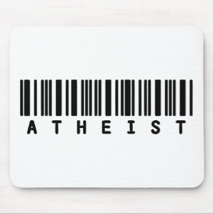 Atheistischer Bar-Code Mousepad