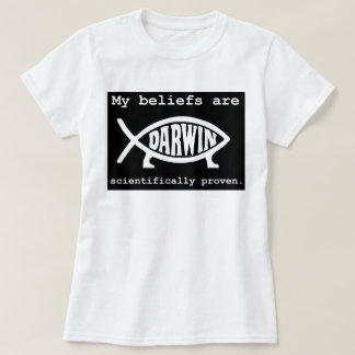 Atheistischer Darwin-T - Shirt