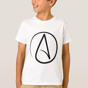 Atheistischer Symbol-T - Shirt