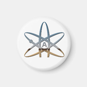 Atheistischer Symbolmagnet Magnet