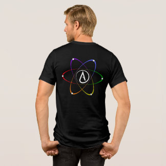 Atheistisches Atomsymbol Regenbogen Weiß 0, 60, 12 Tri-Blend Shirt