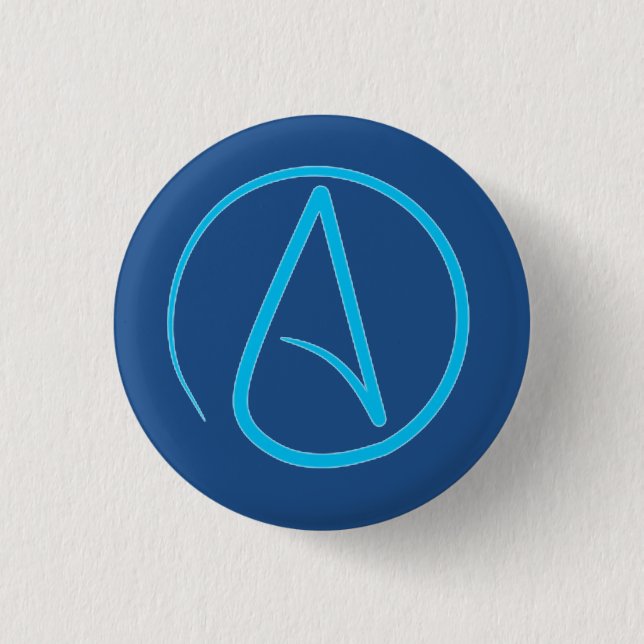 Atheistisches Button (Vorderseite)