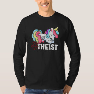 Atheistisches Einhorn  Pentagramm  Atheismus Athei T-Shirt