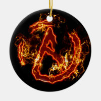 Atheistisches Feuer-Symbol