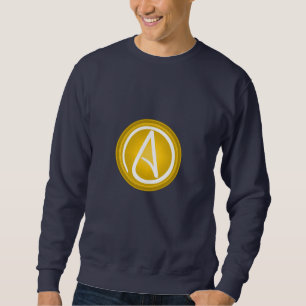 Atheistisches Logo-Sweatshirt Sweatshirt