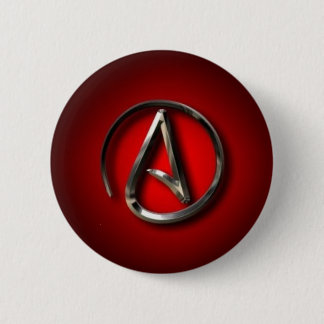 Atheistisches Symbol-Button Button
