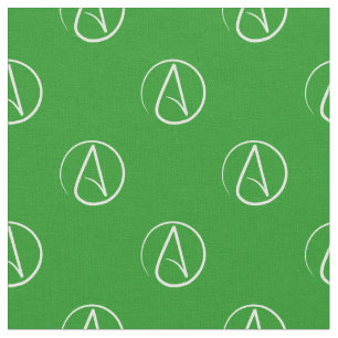 Atheistisches Symbol: grün Stoff