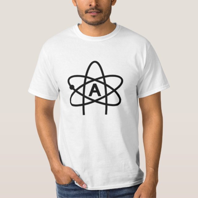 Atheistisches Symbol T-Shirt (Vorderseite)