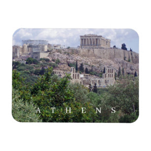 Athen Akropolis View Kühlschrankmagnet Magnet