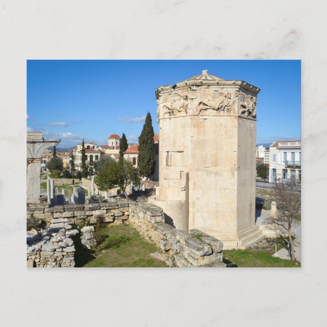 Athen Ancient Architecture Postcard Postkarte (Vorderseite)