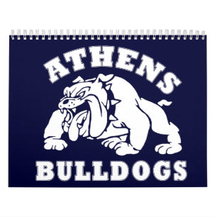 Athen-Bulldoggenkalender Kalender