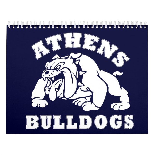 Athen-Bulldoggenkalender Kalender (Titelbild)