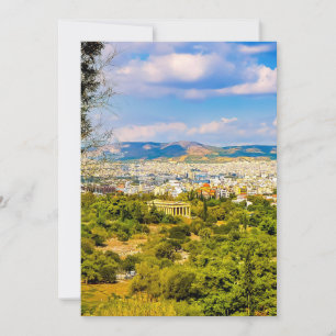 Athen Feiertagskarte