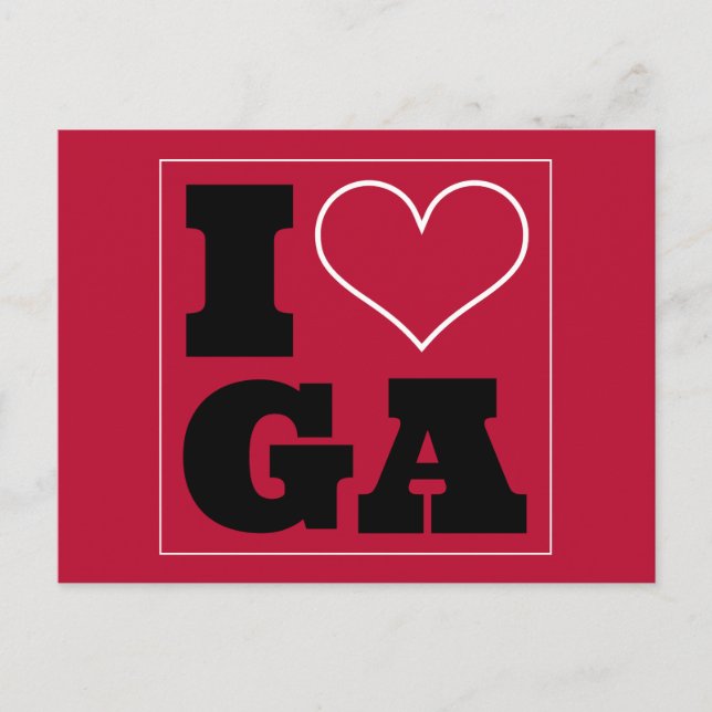 Athen (GA) Einladung Postkarte (Vorderseite)