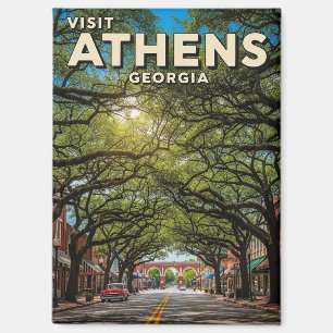 Athen Georgia Reise Magnet