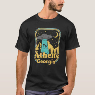 Athen Georgia Ufo Alien Hunter 80er Staatsstolz T-Shirt